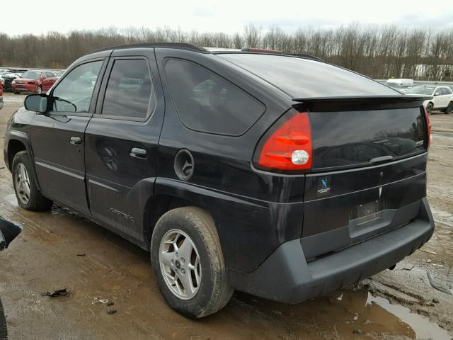 3G7DB03E23S593407 - 2003 PONTIAC AZTEK BLACK photo 3