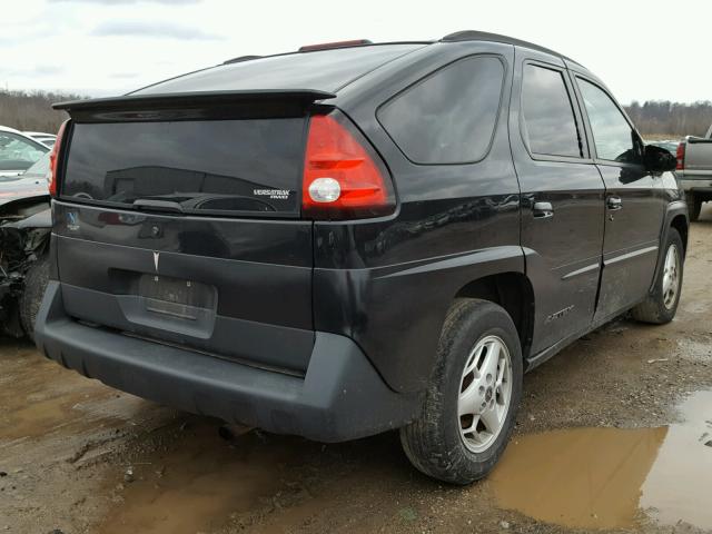 3G7DB03E23S593407 - 2003 PONTIAC AZTEK BLACK photo 4