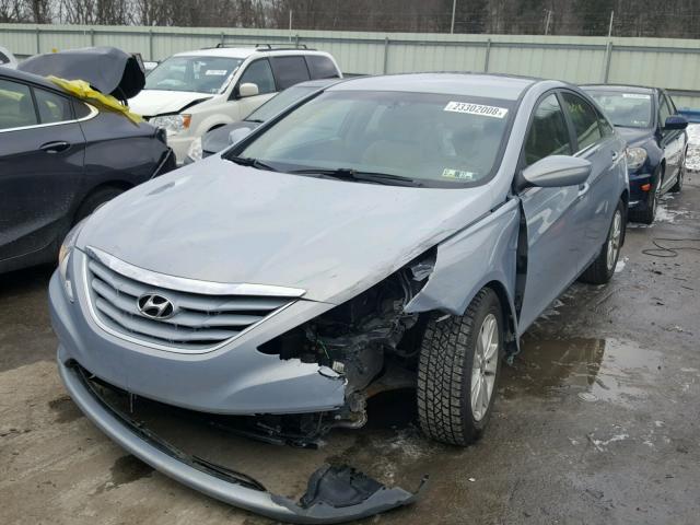 5NPEB4AC3BH135995 - 2011 HYUNDAI SONATA GLS BLUE photo 2