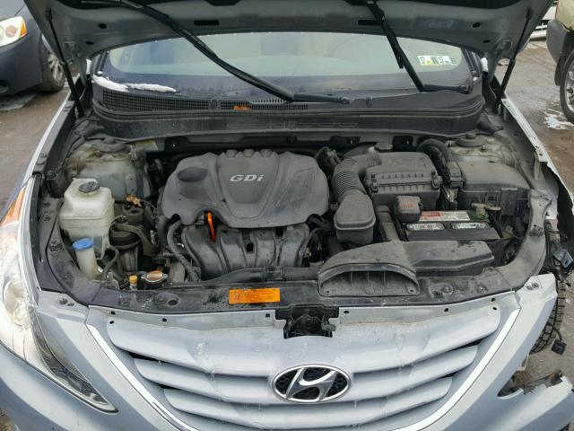 5NPEB4AC3BH135995 - 2011 HYUNDAI SONATA GLS BLUE photo 7