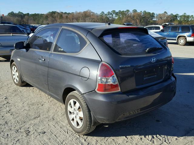 KMHCM3AC0AU166018 - 2010 HYUNDAI ACCENT BLU GRAY photo 3