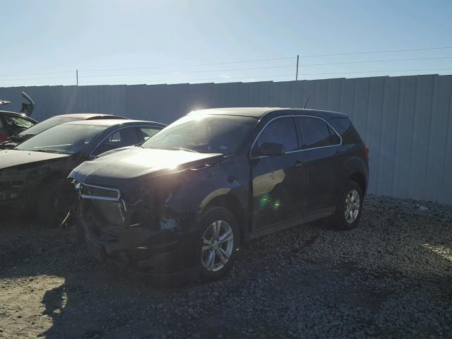 2GNALBEK5D6245463 - 2013 CHEVROLET EQUINOX LS BLACK photo 2