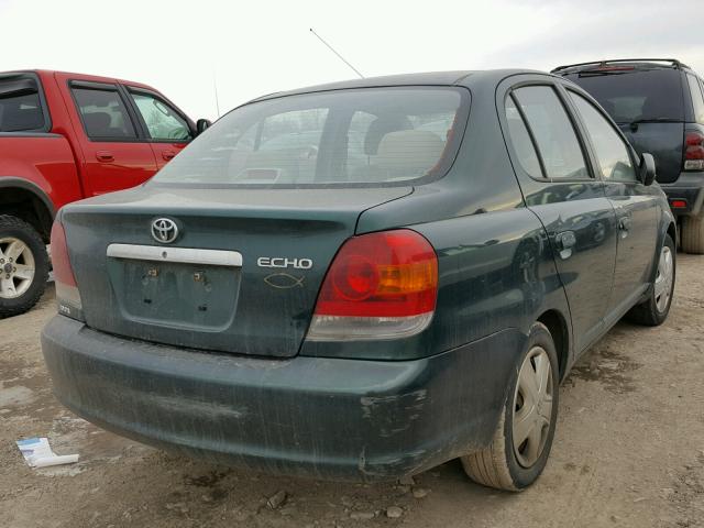 JTDBT123335044448 - 2003 TOYOTA ECHO GREEN photo 4