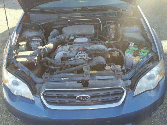 4S4BP61C277332213 - 2007 SUBARU LEGACY OUT BLUE photo 7