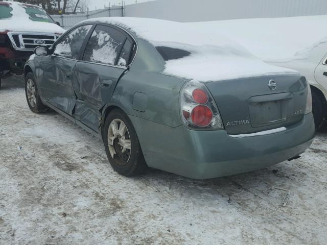 1N4AL11D26C196328 - 2006 NISSAN ALTIMA S GREEN photo 3