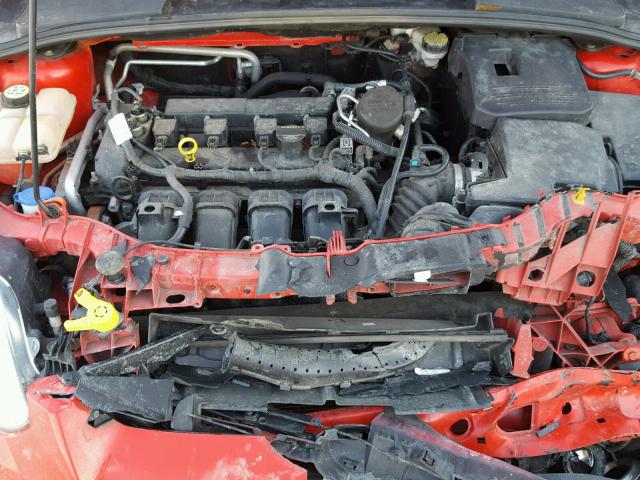 1FAHP3H20CL168249 - 2012 FORD FOCUS SEL RED photo 7