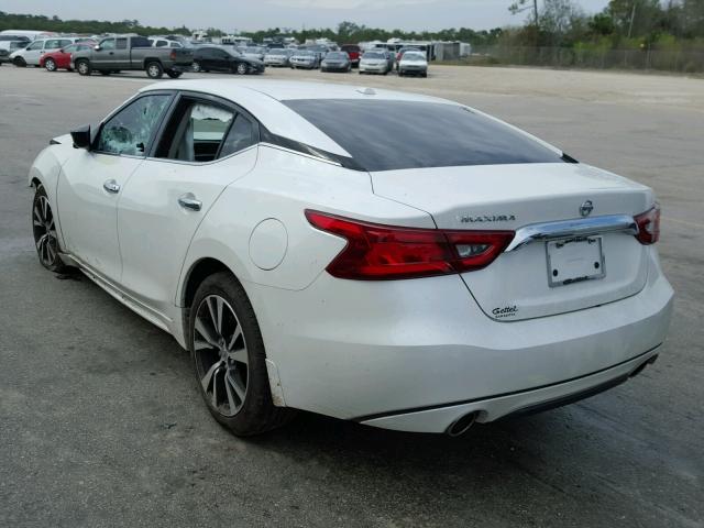 1N4AA6AP0HC439506 - 2017 NISSAN MAXIMA 3.5 WHITE photo 3