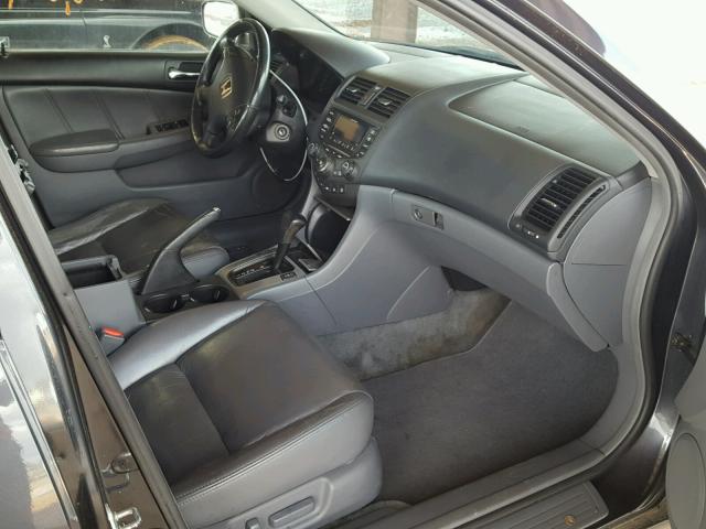 1HGCM66525A052482 - 2005 HONDA ACCORD EX GRAY photo 5