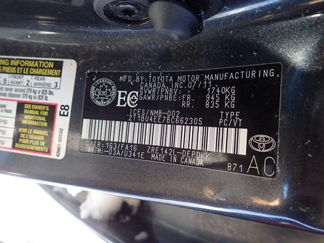 2T1BU4EE7BC662305 - 2011 TOYOTA COROLLA BA CHARCOAL photo 9