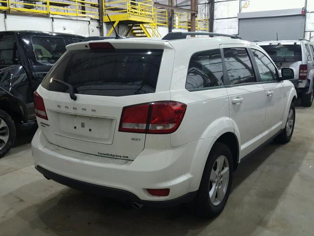 3C4PDDBG4CT202609 - 2012 DODGE JOURNEY SX WHITE photo 4