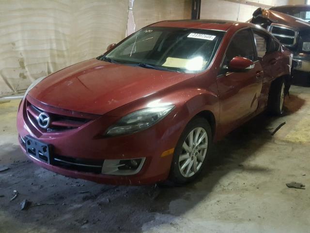 1YVHZ8CH3B5M23423 - 2011 MAZDA 6 I RED photo 2