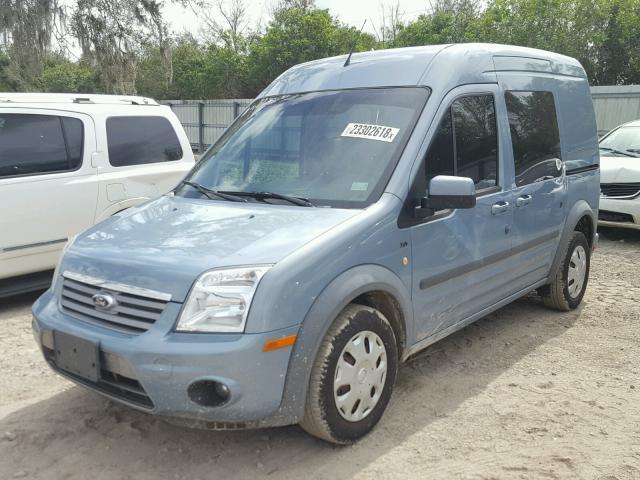 NM0KS9BN5DT149036 - 2013 FORD TRANSIT CO BLUE photo 2