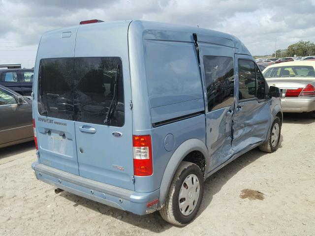 NM0KS9BN5DT149036 - 2013 FORD TRANSIT CO BLUE photo 4