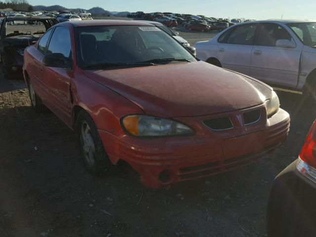 1G2NE12E1XM720369 - 1999 PONTIAC GRAND AM S RED photo 1