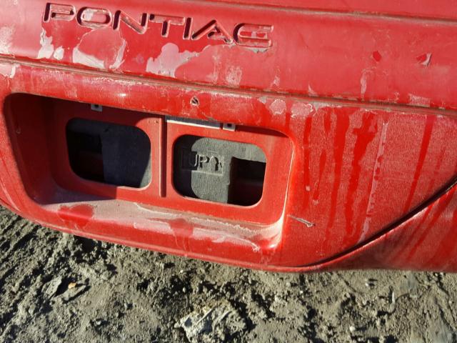 1G2NE12E1XM720369 - 1999 PONTIAC GRAND AM S RED photo 9