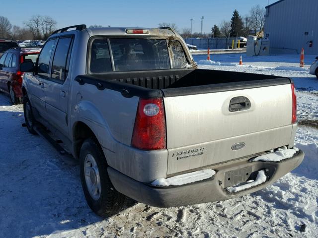 1FMZU67E13UA63391 - 2003 FORD EXPLORER S SILVER photo 3