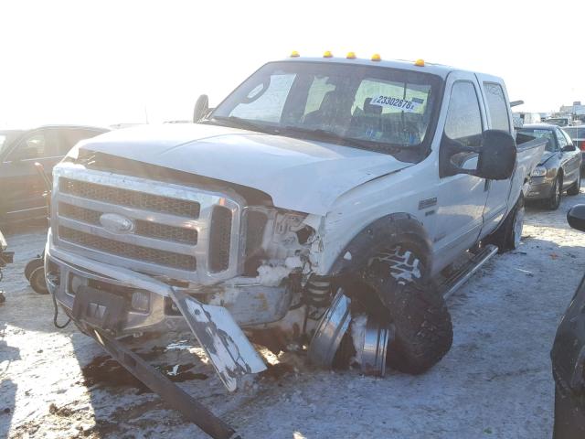 1FTWW31P85EB39423 - 2005 FORD F350 SRW S WHITE photo 2