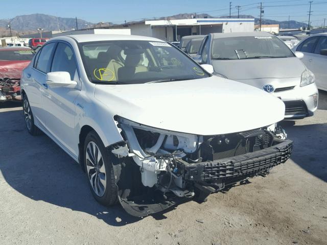 JHMCR6F37HC017779 - 2017 HONDA ACCORD HYB WHITE photo 1