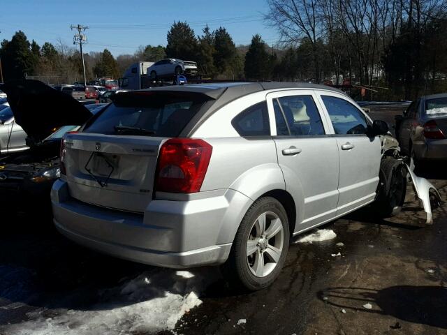 1B3CB4HA4AD533928 - 2010 DODGE CALIBER SX SILVER photo 4