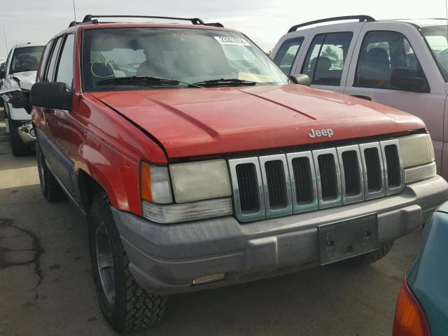 1J4GZ58S2VC584005 - 1997 JEEP GRAND CHER RED photo 1