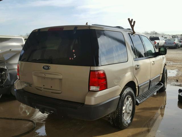 1FMRU15W14LB82581 - 2004 FORD EXPEDITION TAN photo 4