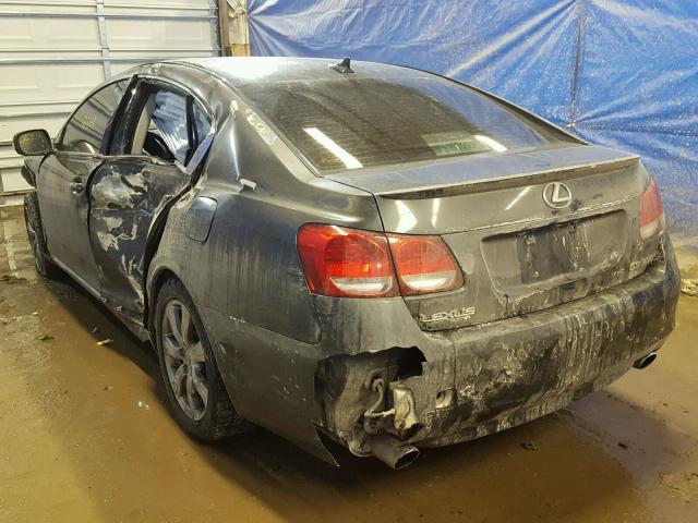 JTHCE96S580017737 - 2008 LEXUS GS 350 GRAY photo 3