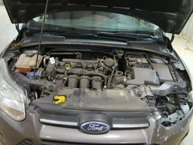 1FADP3K22DL372754 - 2013 FORD FOCUS SE GRAY photo 7