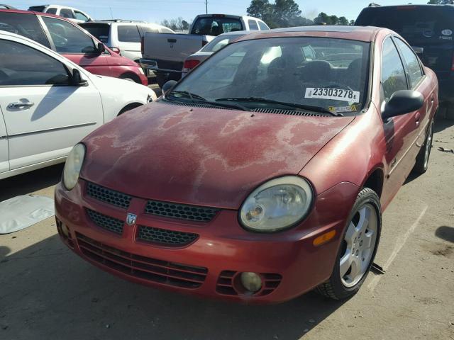 1B3ES76F03D227238 - 2003 DODGE NEON R/T BURGUNDY photo 2