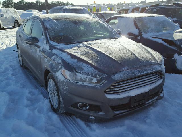 3FA6P0LU3ER174453 - 2014 FORD FUSION SE GRAY photo 1