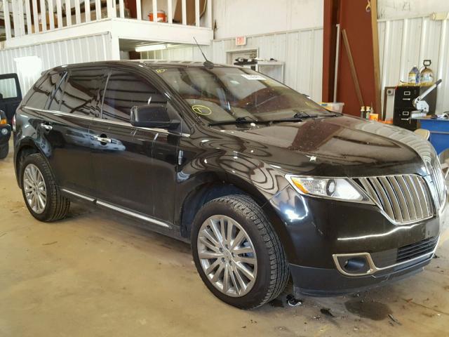 2LMDJ6JK0BBJ10548 - 2011 LINCOLN MKX BLACK photo 1