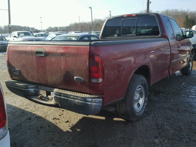 1FTRX17W6XNC12529 - 1999 FORD F150 RED photo 4