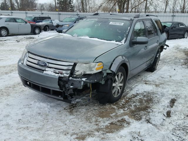 1FMDK05W48GA18315 - 2008 FORD TAURUS X S GREEN photo 2