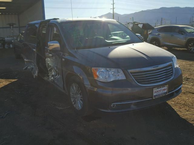 2C4RC1CG2ER224641 - 2014 CHRYSLER TOWN & COU GRAY photo 1