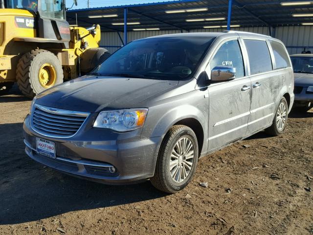 2C4RC1CG2ER224641 - 2014 CHRYSLER TOWN & COU GRAY photo 2