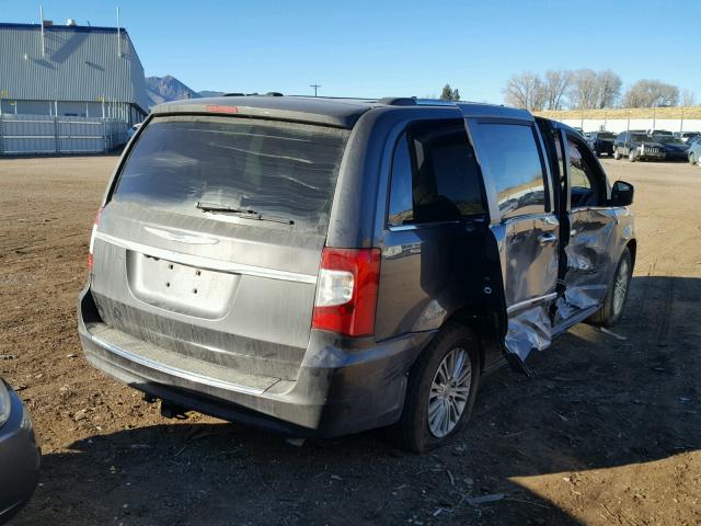 2C4RC1CG2ER224641 - 2014 CHRYSLER TOWN & COU GRAY photo 4