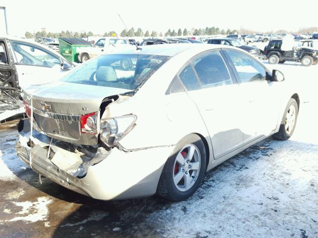 1G1PK5SBXE7203943 - 2014 CHEVROLET CRUZE LT SILVER photo 4