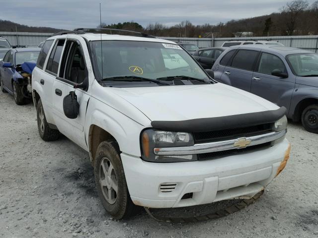 1GNDT13S362207787 - 2006 CHEVROLET TRAILBLAZE WHITE photo 1