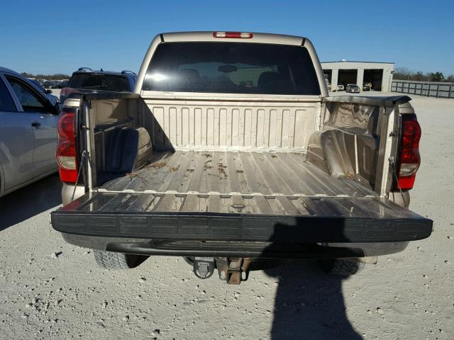 2GCEK13T361130704 - 2006 CHEVROLET SILVERADO BEIGE photo 6