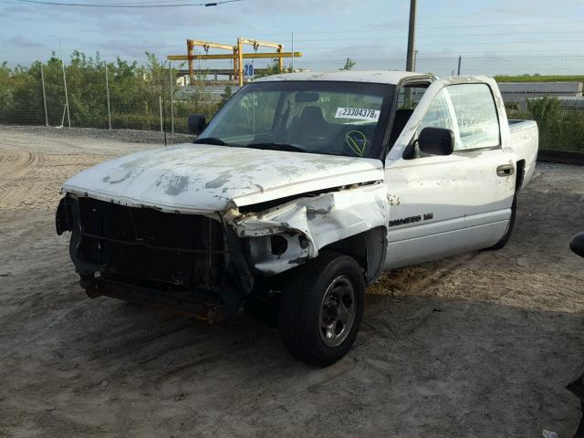 1B7HC16X4SS111050 - 1995 DODGE RAM 1500 WHITE photo 2