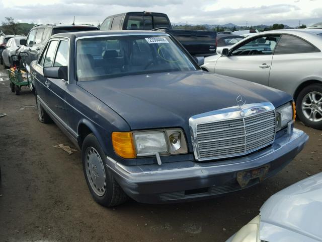 WDBCA35D4HA300300 - 1987 MERCEDES-BENZ 420 SEL BLUE photo 1