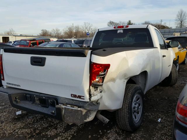 1GTEC14X28Z108685 - 2008 GMC SIERRA C15 WHITE photo 4