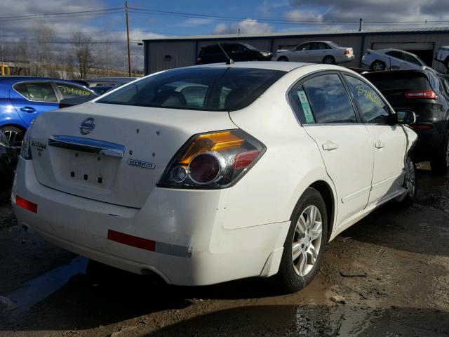 1N4CL2AP9BC184986 - 2011 NISSAN ALTIMA HYB WHITE photo 4