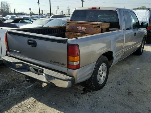 2GCEC19T711158034 - 2001 CHEVROLET SILVERADO SILVER photo 4