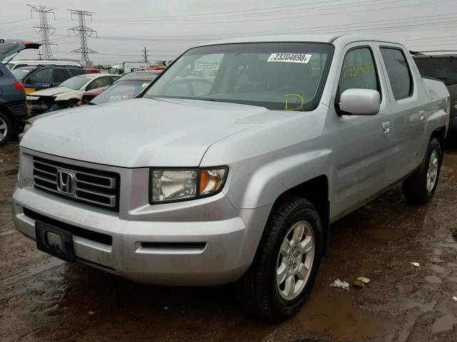 2HJYK16496H576022 - 2006 HONDA RIDGELINE GRAY photo 2