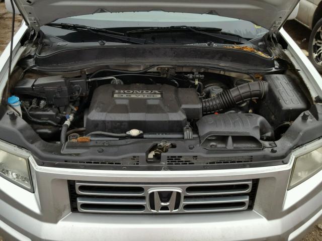 2HJYK16496H576022 - 2006 HONDA RIDGELINE GRAY photo 7