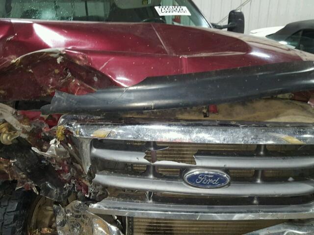 1FTNX21S0XED61609 - 1999 FORD F250 SUPER RED photo 7