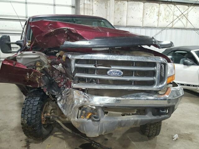 1FTNX21S0XED61609 - 1999 FORD F250 SUPER RED photo 9