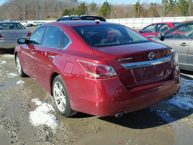 1N4AL3AP5DC100551 - 2013 NISSAN ALTIMA 2.5 RED photo 3