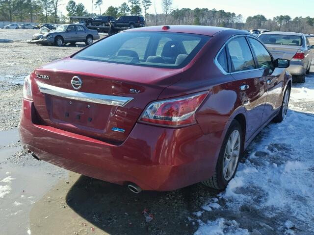 1N4AL3AP5DC100551 - 2013 NISSAN ALTIMA 2.5 RED photo 4