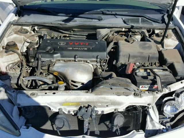 4T1BE30K55U533101 - 2005 TOYOTA CAMRY LE WHITE photo 7